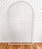 white arch mesh